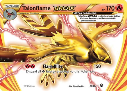 Talonflame BREAK (21/114) [XY: Steam Siege] - Trinity Hobby