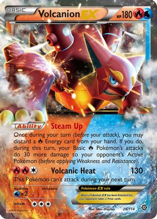 Volcanion EX (26/114) [XY: Steam Siege] - Trinity Hobby