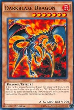 Darkblaze Dragon [SR02-EN006] Common - Trinity Hobby