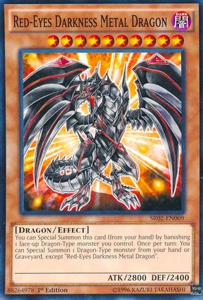 Red-Eyes Darkness Metal Dragon [SR02-EN009] Common - Trinity Hobby