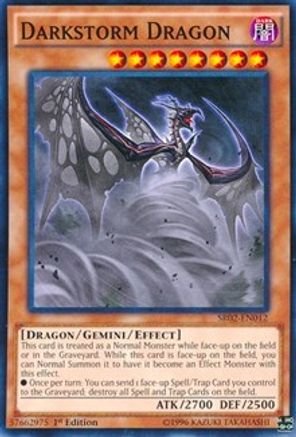 Darkstorm Dragon [SR02-EN012] Common - Trinity Hobby