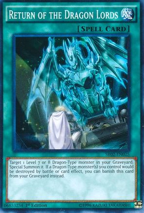 Return of the Dragon Lords [SR02-EN025] Super Rare - Trinity Hobby