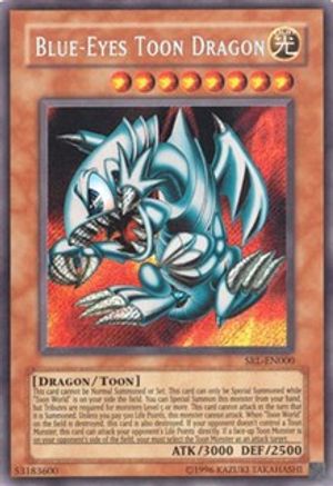 Blue-Eyes Toon Dragon [SRL-EN000] Secret Rare - Trinity Hobby