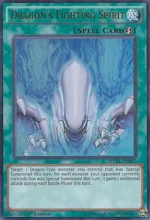 Dragon's Fighting Spirit [MVP1-EN007] Ultra Rare - Trinity Hobby