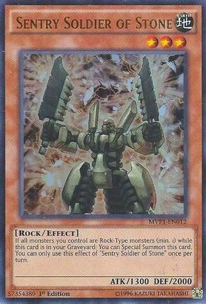 Sentry Soldier of Stone [MVP1-EN012] Ultra Rare - Trinity Hobby