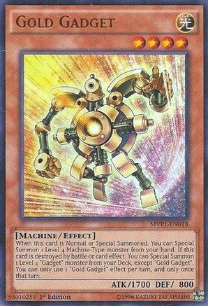 Gold Gadget [MVP1-EN018] Ultra Rare - Trinity Hobby