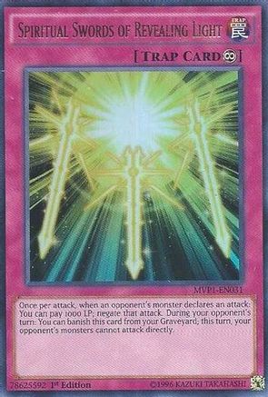 Spiritual Swords of Revealing Light [MVP1-EN031] Ultra Rare - Trinity Hobby