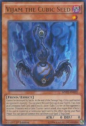 Vijam the Cubic Seed [MVP1-EN032] Ultra Rare - Trinity Hobby