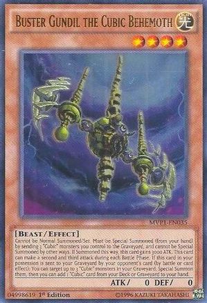 Buster Gundil the Cubic Behemoth [MVP1-EN035] Ultra Rare - Trinity Hobby