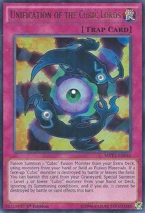 Unification of the Cubic Lords [MVP1-EN045] Ultra Rare - Trinity Hobby