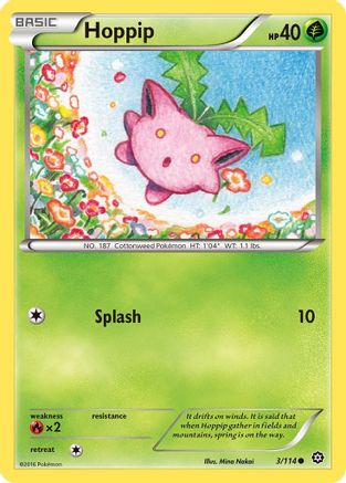 Hoppip (3/114) [XY: Steam Siege] - Trinity Hobby