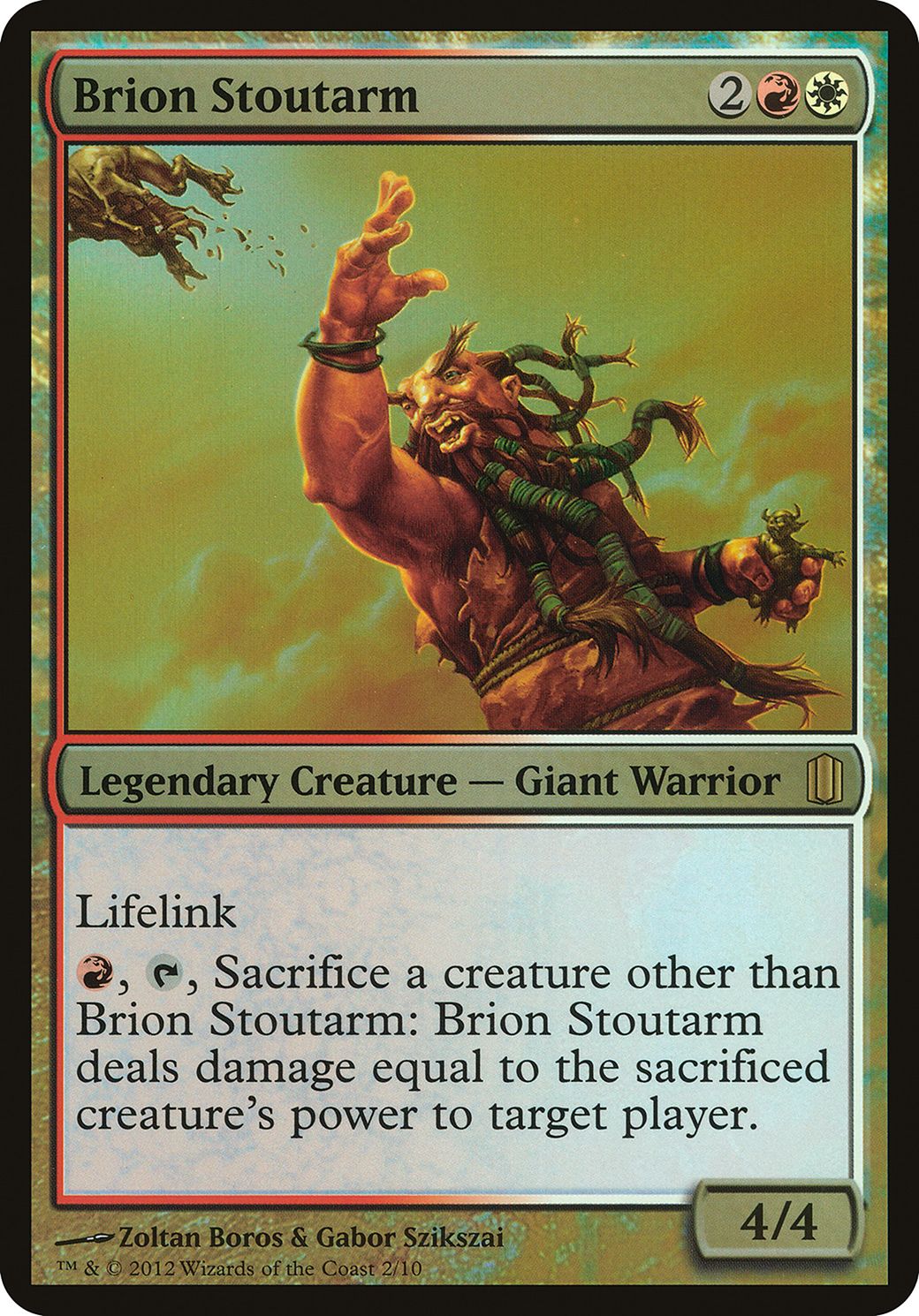 Brion Stoutarm (Oversized) [Commander's Arsenal Oversized] - Trinity Hobby