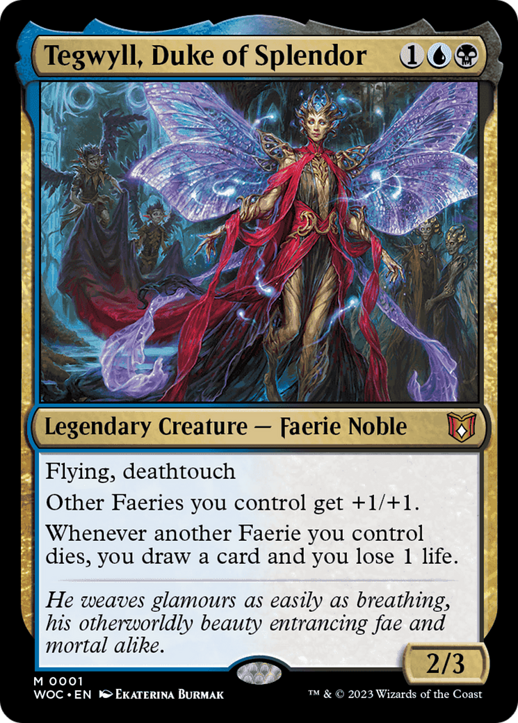 Tegwyll, Duke of Splendor [Wilds of Eldraine Commander] - Trinity Hobby