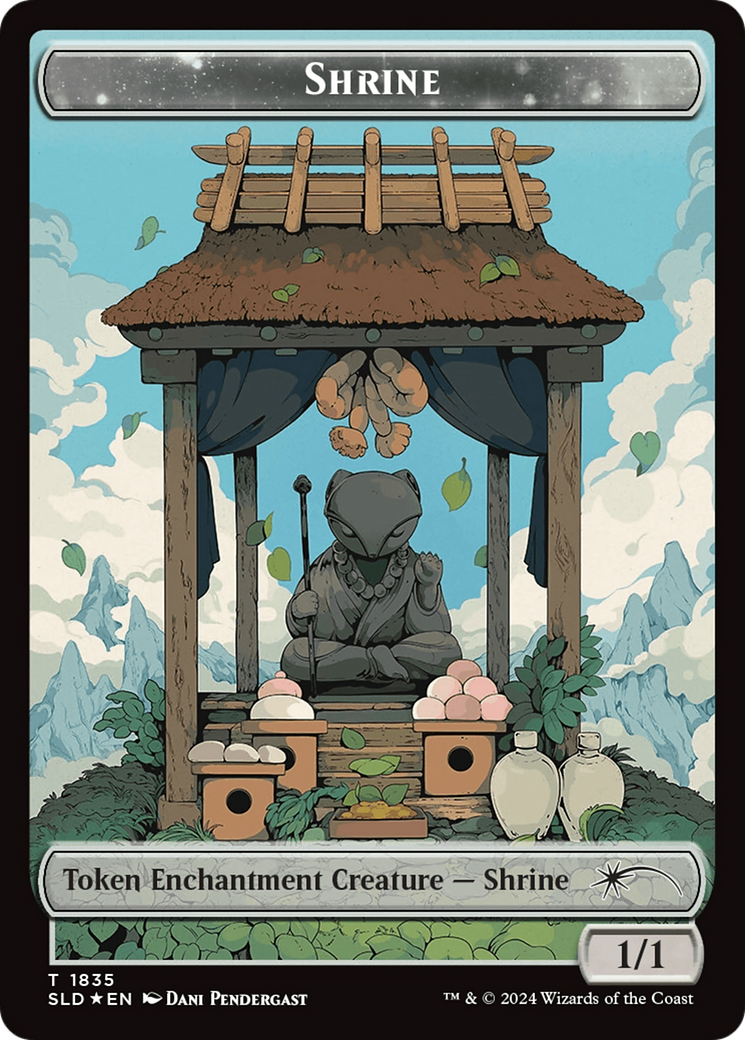Shrine Token (Rainbow Foil) [Secret Lair: From Cute to Brute Tokens] - Trinity Hobby