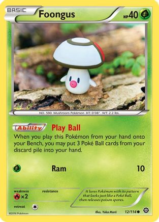 Foongus (12/114) [XY: Steam Siege] - Trinity Hobby