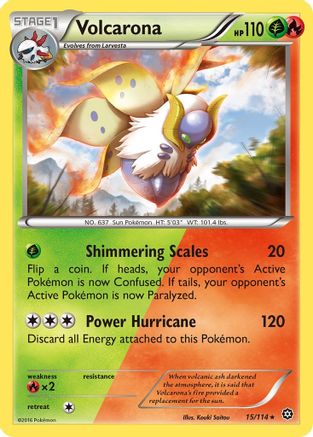 Volcarona (15/114) [XY: Steam Siege] - Trinity Hobby