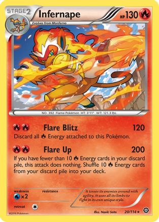 Infernape (20/114) [XY: Steam Siege] - Trinity Hobby