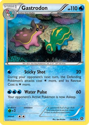 Gastrodon (29/114) [XY: Steam Siege] - Trinity Hobby