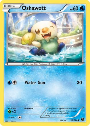 Oshawott (30/114) [XY: Steam Siege] - Trinity Hobby