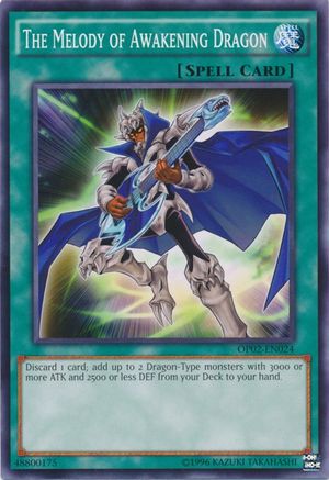 The Melody of Awakening Dragon [OP02-EN024] Common - Trinity Hobby