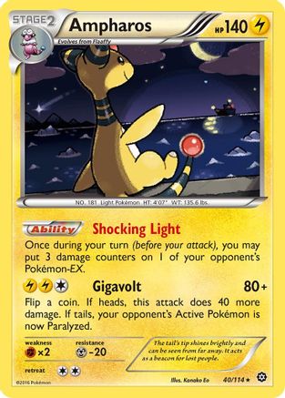 Ampharos (40/114) [XY: Steam Siege] - Trinity Hobby