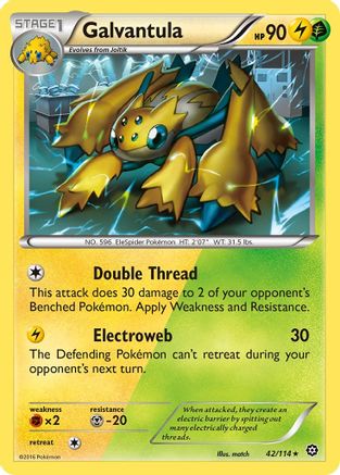 Galvantula (42/114) [XY: Steam Siege] - Trinity Hobby