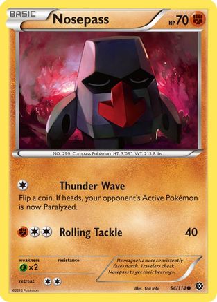 Nosepass (54/114) [XY: Steam Siege] - Trinity Hobby