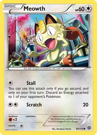 Meowth (88/114) [XY: Steam Siege] - Trinity Hobby