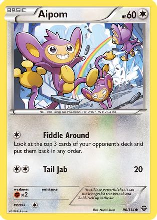Aipom (90/114) [XY: Steam Siege] - Trinity Hobby