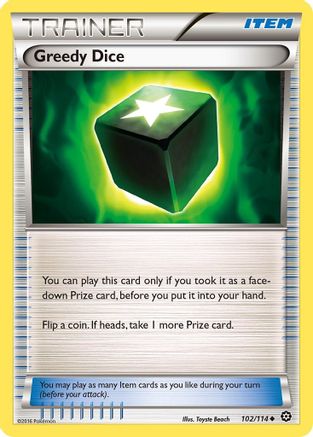 Greedy Dice (102/114) [XY: Steam Siege] - Trinity Hobby