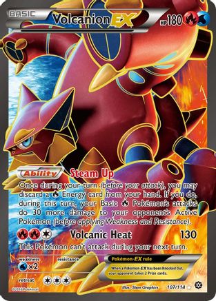 Volcanion EX (107/114) [XY: Steam Siege] - Trinity Hobby