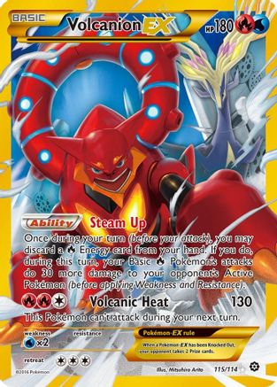 Volcanion EX (115/114) [XY: Steam Siege] - Trinity Hobby