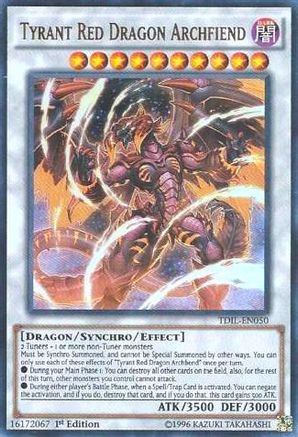 Tyrant Red Dragon Archfiend [TDIL-EN050] Ultra Rare - Trinity Hobby