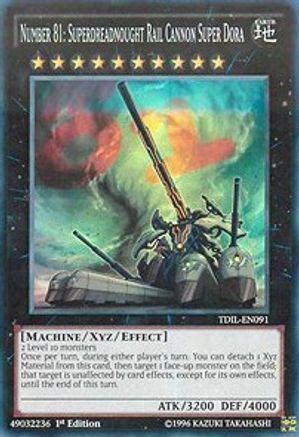 Number 81: Superdreadnought Rail Cannon Super Dora [TDIL-EN091] Super Rare - Trinity Hobby