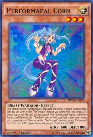 Performapal Corn [DRL3-EN003] Ultra Rare - Trinity Hobby