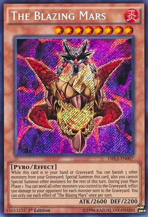 The Blazing Mars [DRL3-EN007] Secret Rare - Trinity Hobby