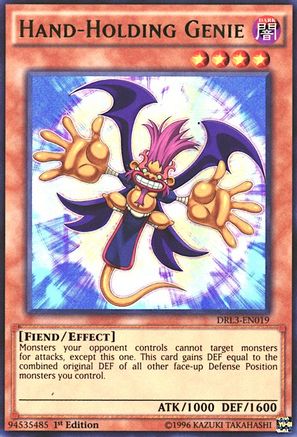 Hand-Holding Genie [DRL3-EN019] Ultra Rare - Trinity Hobby