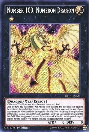 Number 100: Numeron Dragon [DRL3-EN021] Secret Rare - Trinity Hobby