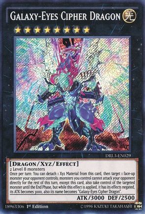 Galaxy-Eyes Cipher Dragon [DRL3-EN029] Secret Rare - Trinity Hobby