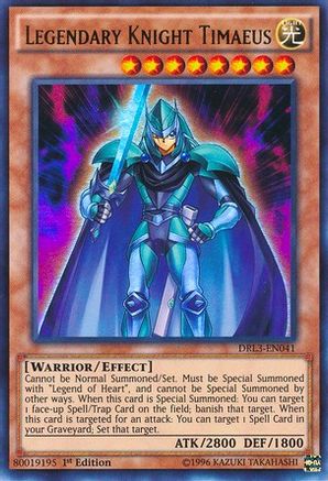 Legendary Knight Timaeus [DRL3-EN041] Ultra Rare - Trinity Hobby