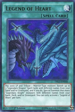 Legend of Heart [DRL3-EN046] Ultra Rare - Trinity Hobby