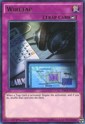 Wiretap [DRL3-EN054] Ultra Rare - Trinity Hobby