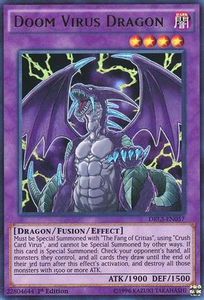 Doom Virus Dragon [DRL3-EN057] Ultra Rare - Trinity Hobby