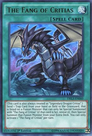 Le Croc de Critias [DRL3-EN060] Ultra Rare 