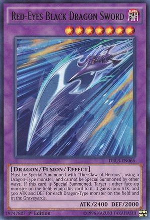 Red-Eyes Black Dragon Sword [DRL3-EN066] Ultra Rare - Trinity Hobby