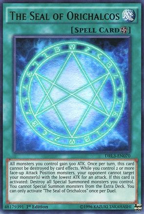 The Seal of Orichalcos [DRL3-EN070] Ultra Rare - Trinity Hobby