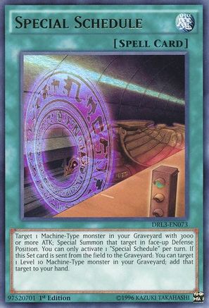 Special Schedule [DRL3-EN073] Ultra Rare - Trinity Hobby