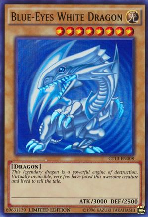 Blue-Eyes White Dragon [CT13-EN008] Ultra Rare - Trinity Hobby