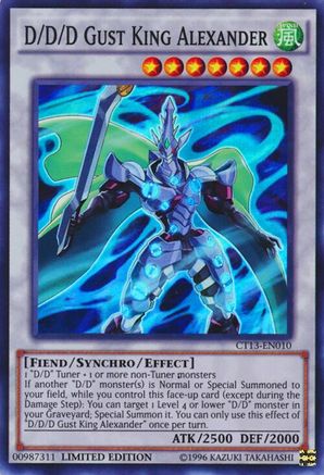 D/D/D Gust King Alexander [CT13-EN010] Super Rare - Trinity Hobby