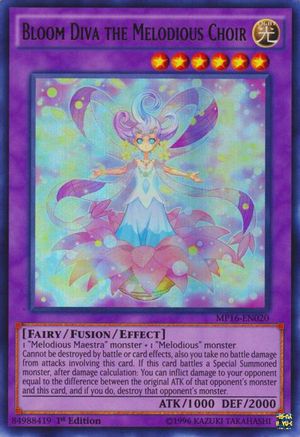 Bloom Diva the Melodious Choir [MP16-EN020] Ultra Rare - Trinity Hobby